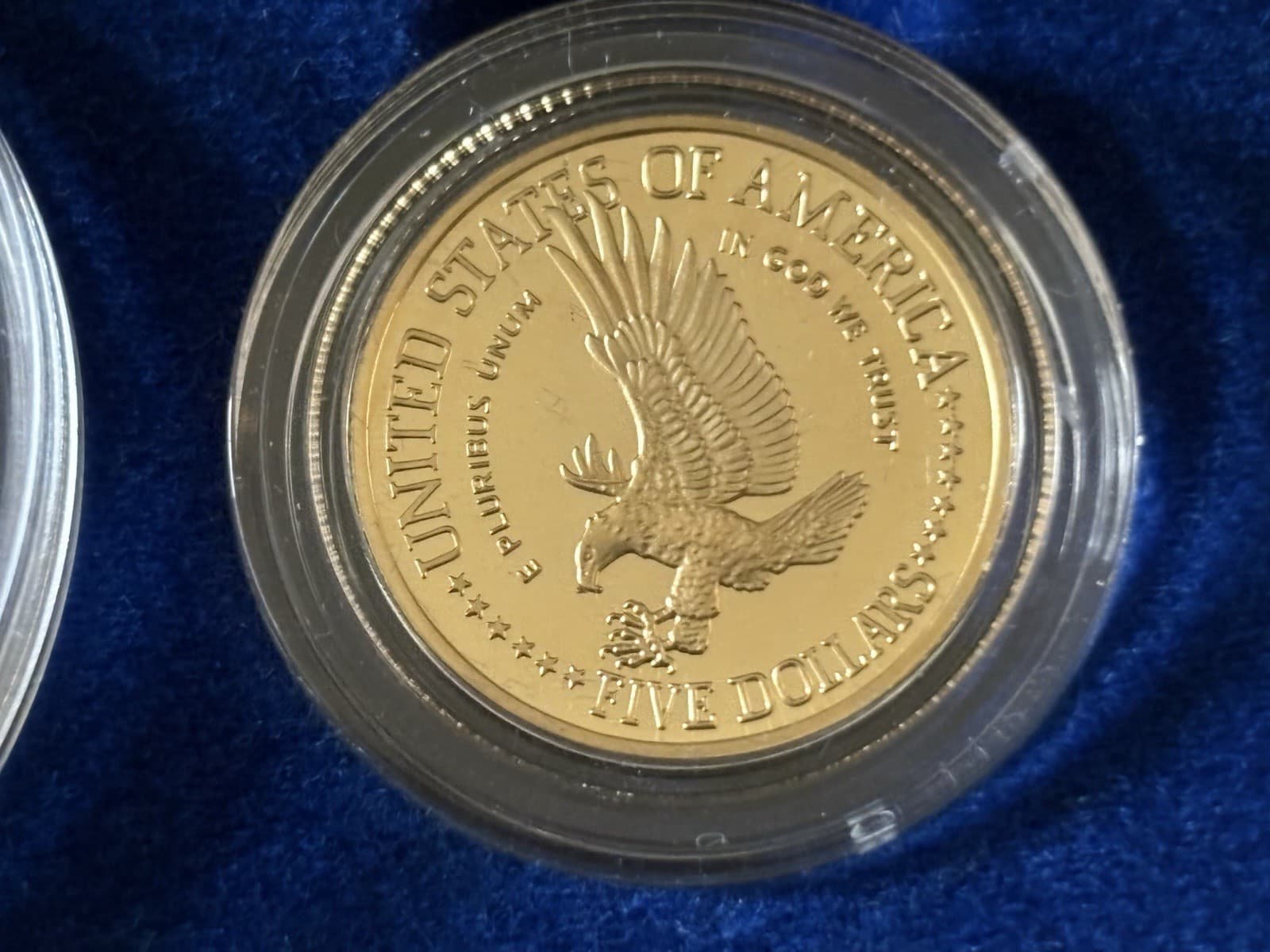 GOLD COIN United States Liberty Coins 1886 - 1986 3 Coin Proof Set w/ Case & COA 6