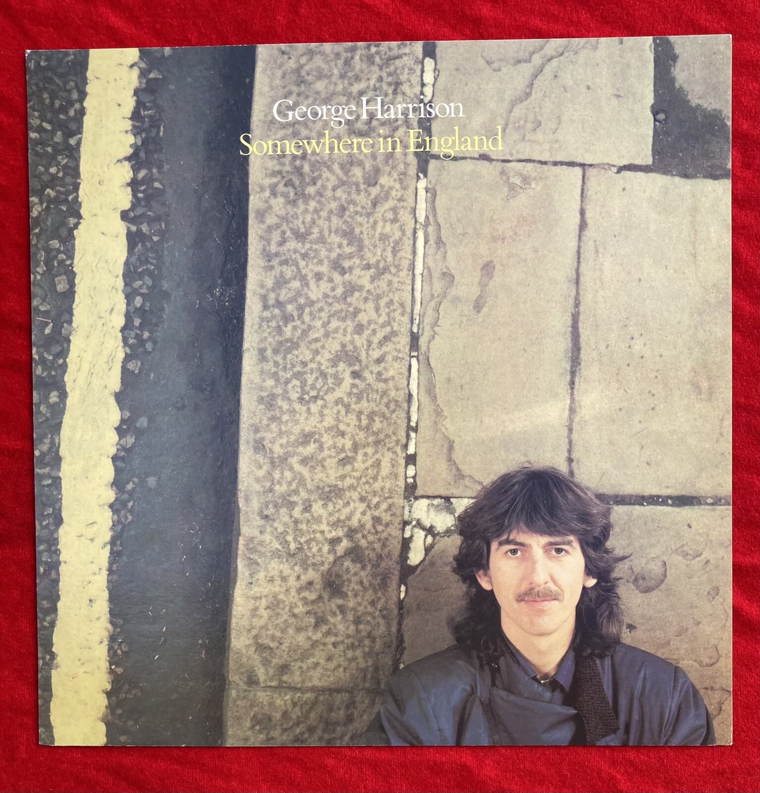 George Harrison Somewhere In England US Promotional Poster / Flat 12X12 Inches