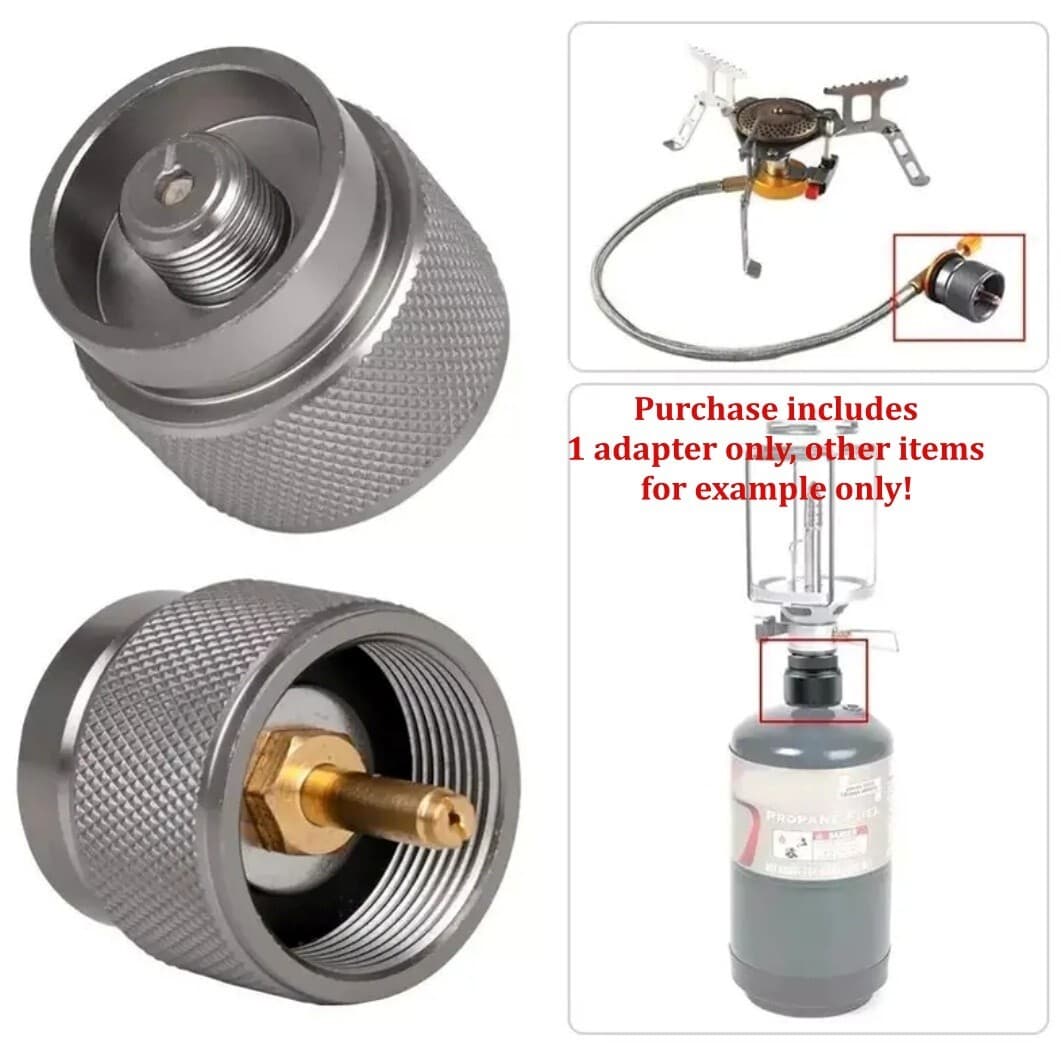 Propane to Butane Adapter Converter Conversion for Camping Stoves Lights Etc 4