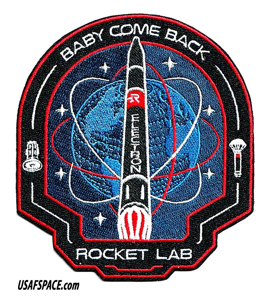 ROCKET LAB 38-Baby Come Back-ELECTRON-Launch-NASA-BlackSky-SPACE Mission PATCH