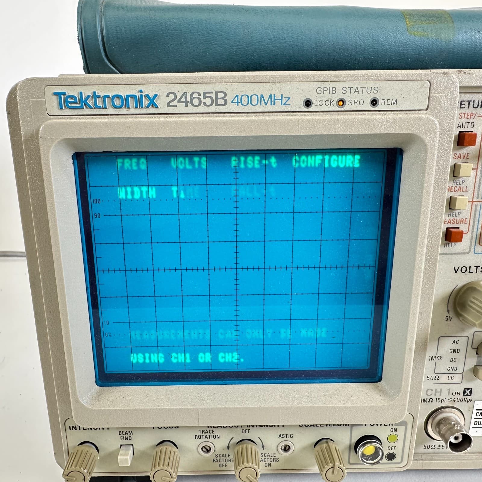 Tektronix 2465B 4-Channel 400 MHz Analog Oscilloscope 3