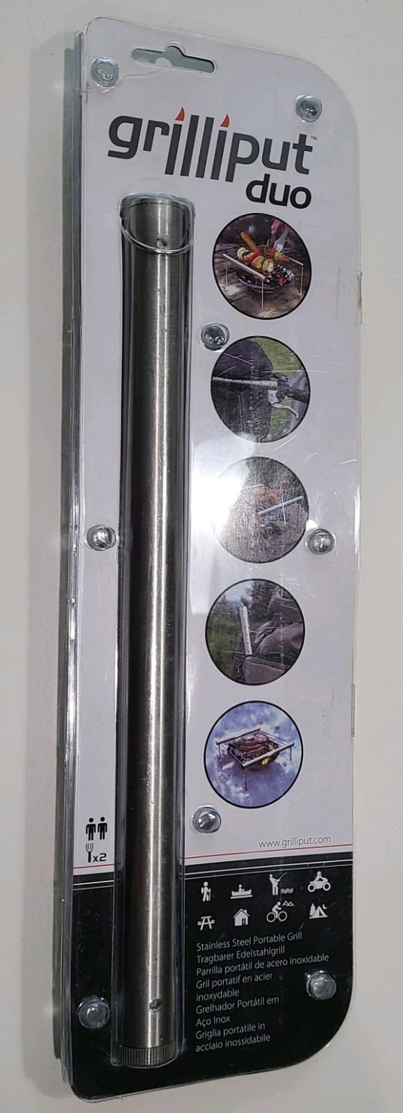 Grilliput Ss Compact Barbeque Grill For  Camping 3