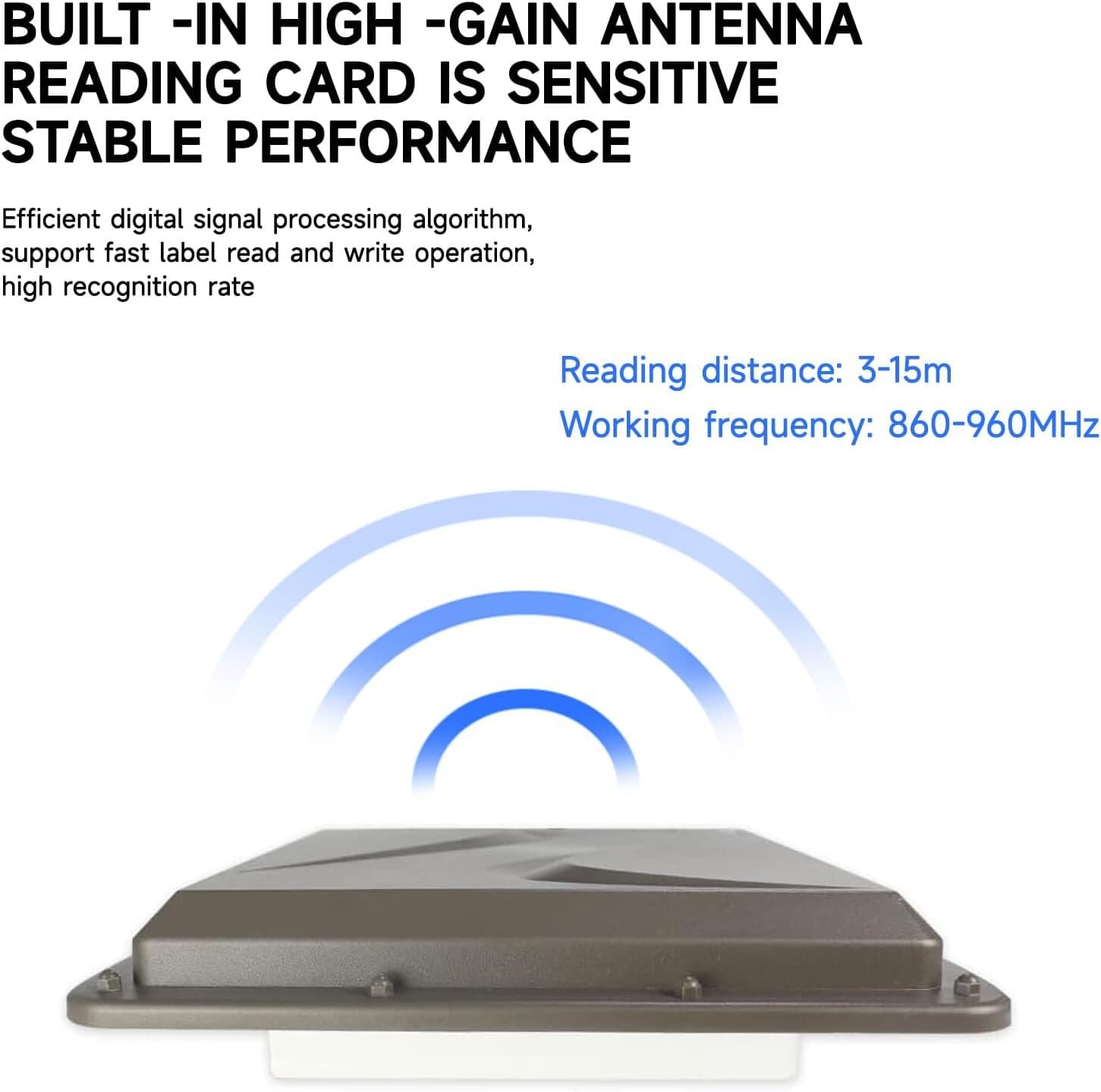 SR793 UHF 15M Long Range Outdoor IP67 10dbi Antenna USB Wiegand RFID Reader 2