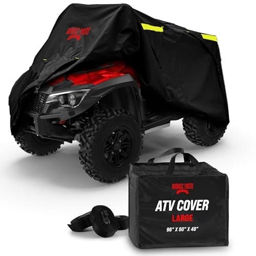  ATV Covers Waterproof Outdoor Heavy Duty, Rip ATV-LARGE 95" LONG Zippered 2