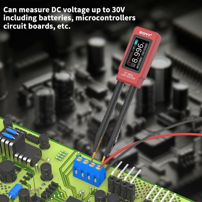 ZOYI ZT-MD2 Smart Tweezers LCR Meter Digital Bridge Tester  ESR SMD Checker 4