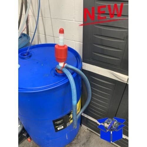 Hand Siphon Drum Barrel Pump 15 30 55 Gal Polyethylene Suction Manual Squeeze 2