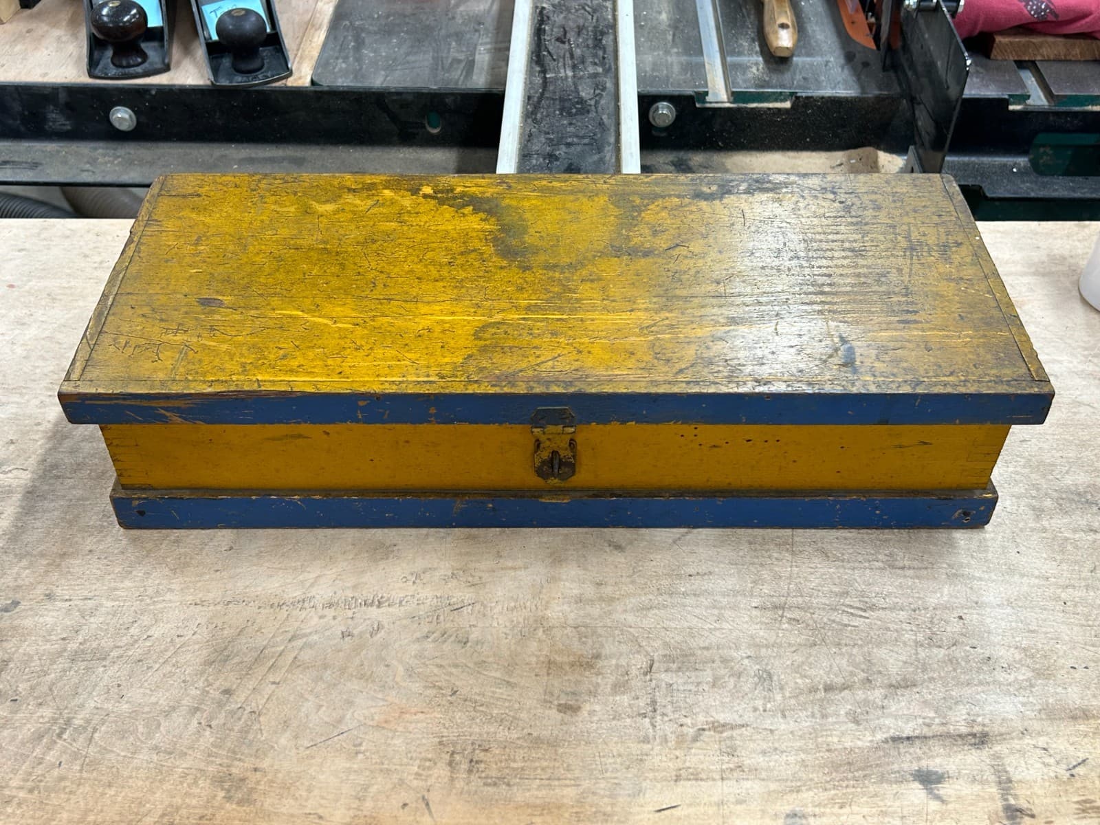 Vintage Stanley No. 914 Tool Chest w/some tools- only made in 1927 4