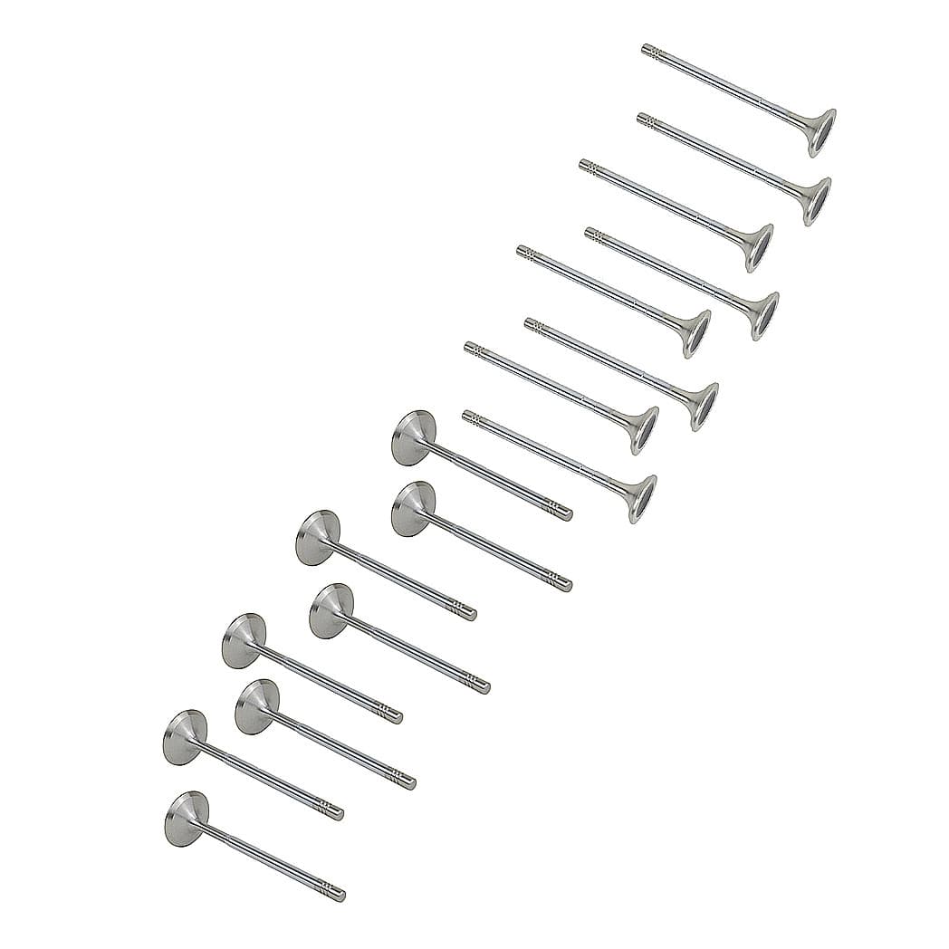 16Pcs Valves Intake and Exhaust Set for Mercedes-Benz W204 2007-0214 W212 S204 C 4