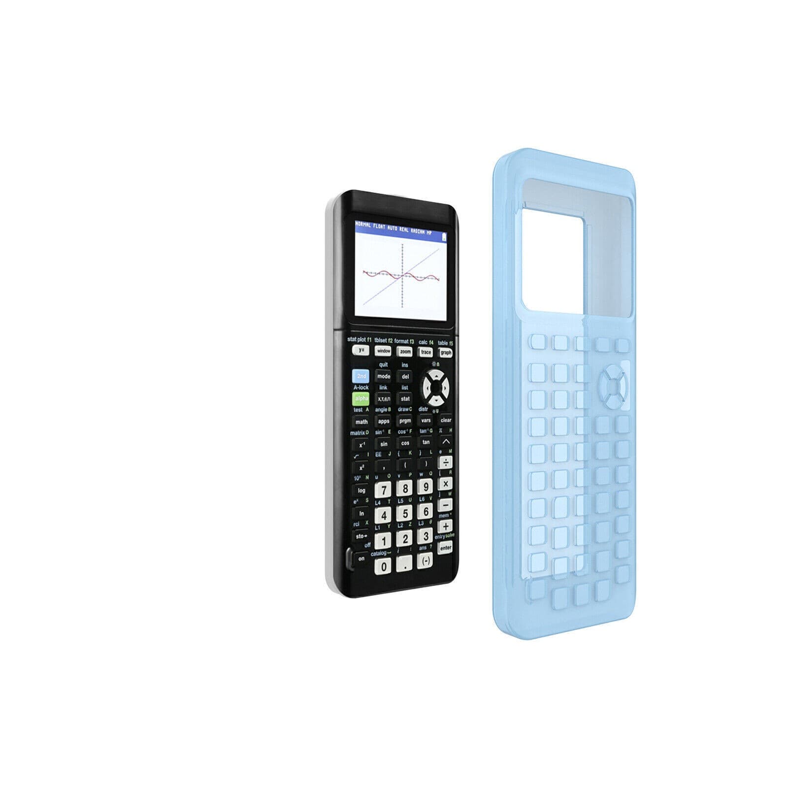 Silicone Case Cover Skin For Texas Instruments TI-84 Plus CE Graphing Calculator 6