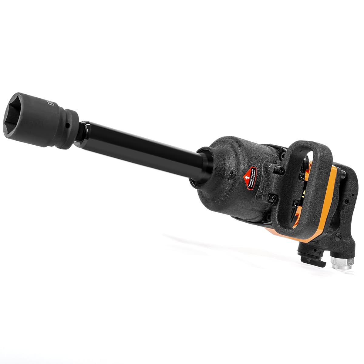 Stark USA 1" Drive Air Impact Wrench Gun Long Shank 1900 ft/lbs 38mm & 41mm Case 3