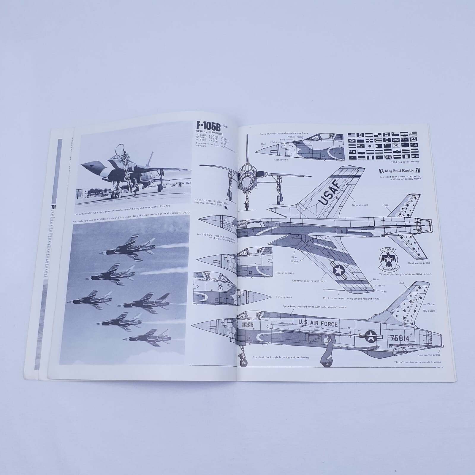 Reproduction of 1976 USAF Thunderbirds Replica in Scale by Aerophile 6