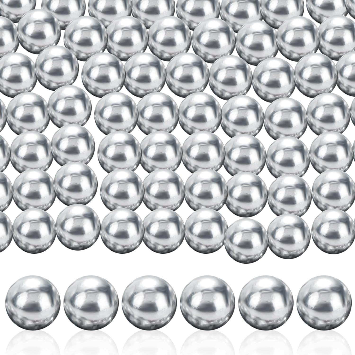 100 Pcs 43 Cal Aluminum Balls for Self Defense and Target Practice, Solid Hard . 2