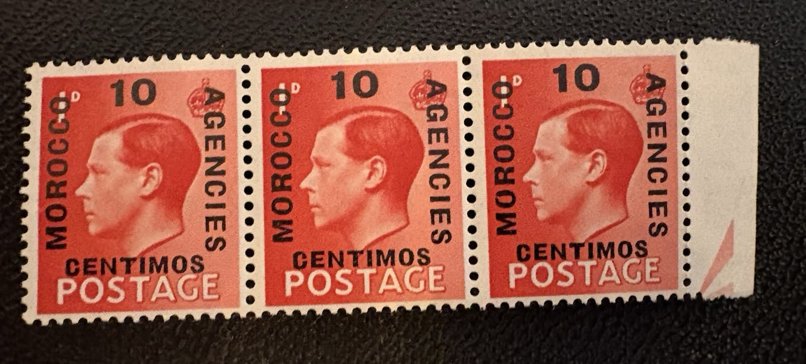 KEVIII Stamps 1936 Morocco / Tangiers Overprints Set Of 3 Full Set UM Mint 5