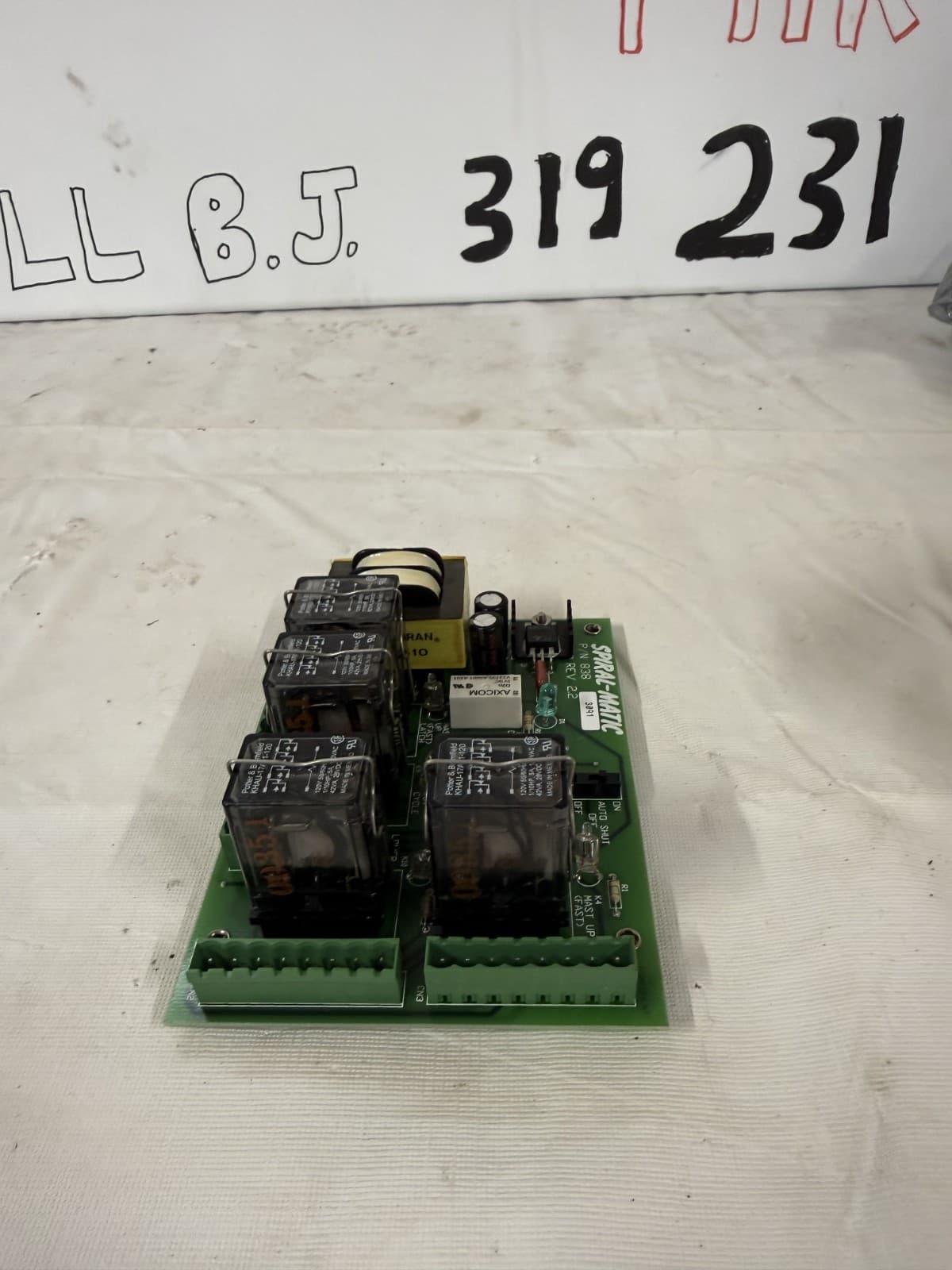 Spiral-Matic Slicer Motherboard 838 4