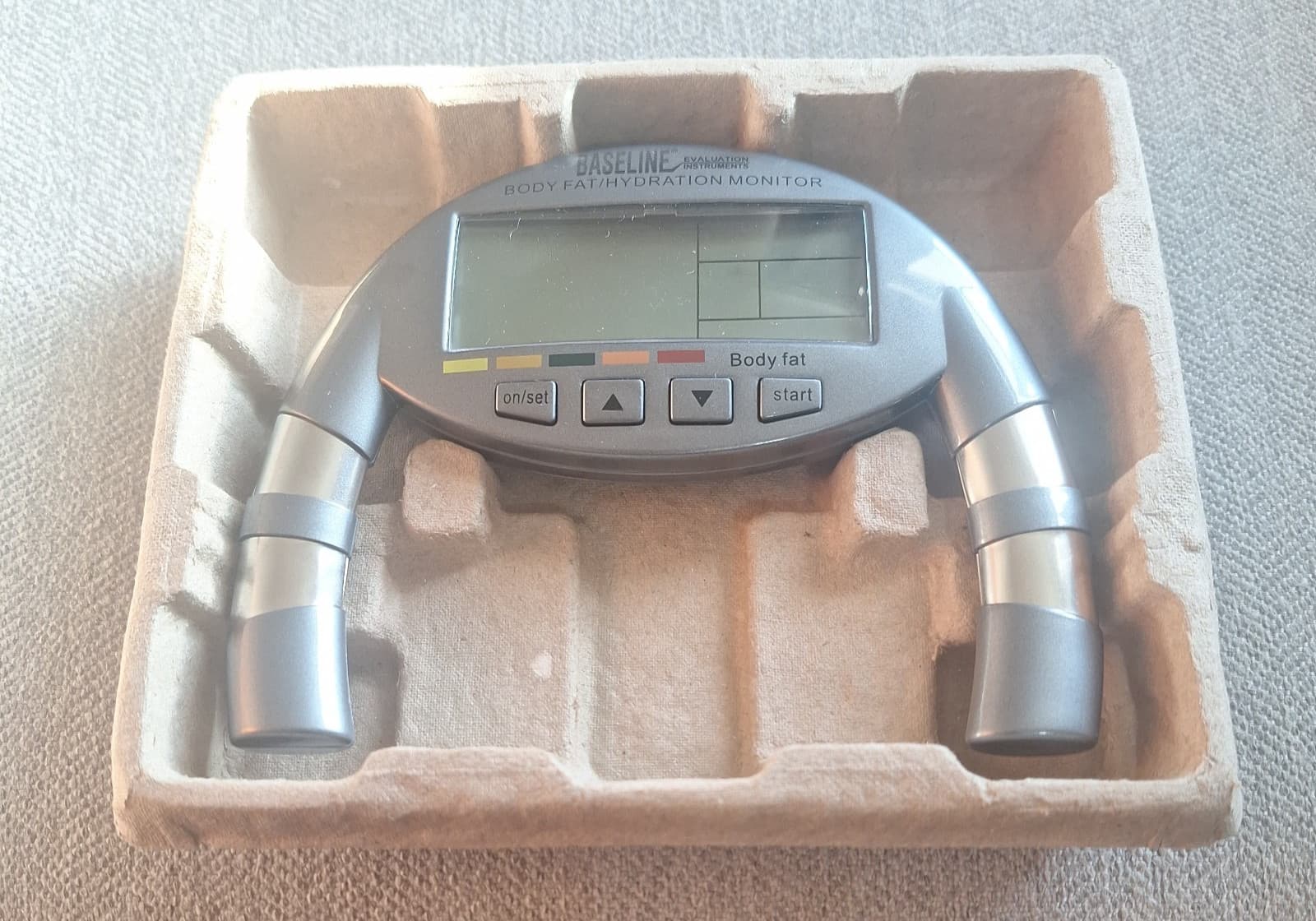 Baseline Evaluation Instruments Body Fat/Hydration Monitor w/ Box and Manual 2