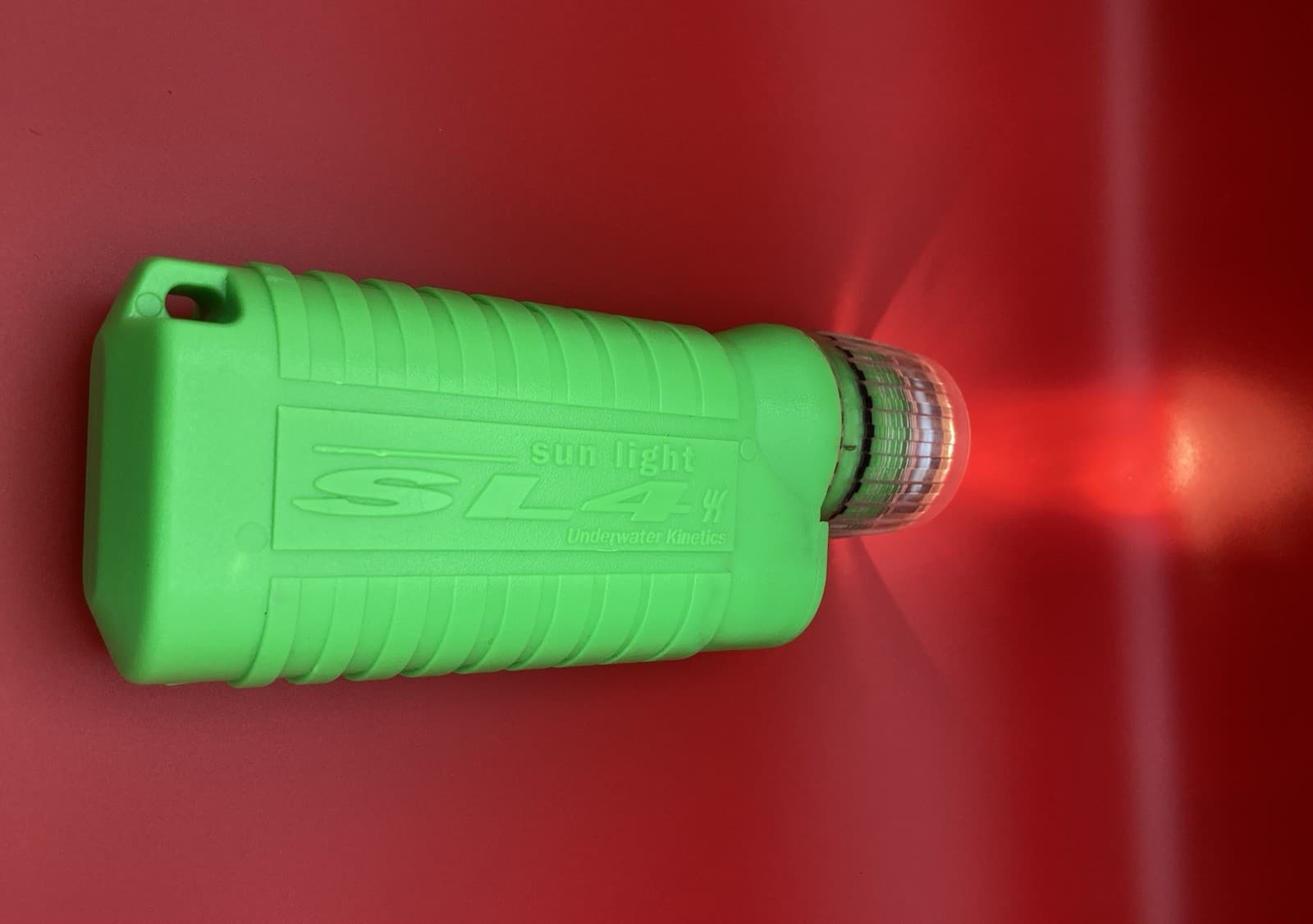 Underwater Kinetics Sun Light SL4 Underwater SCUBA Dive Light Torch GREEN  4C 4