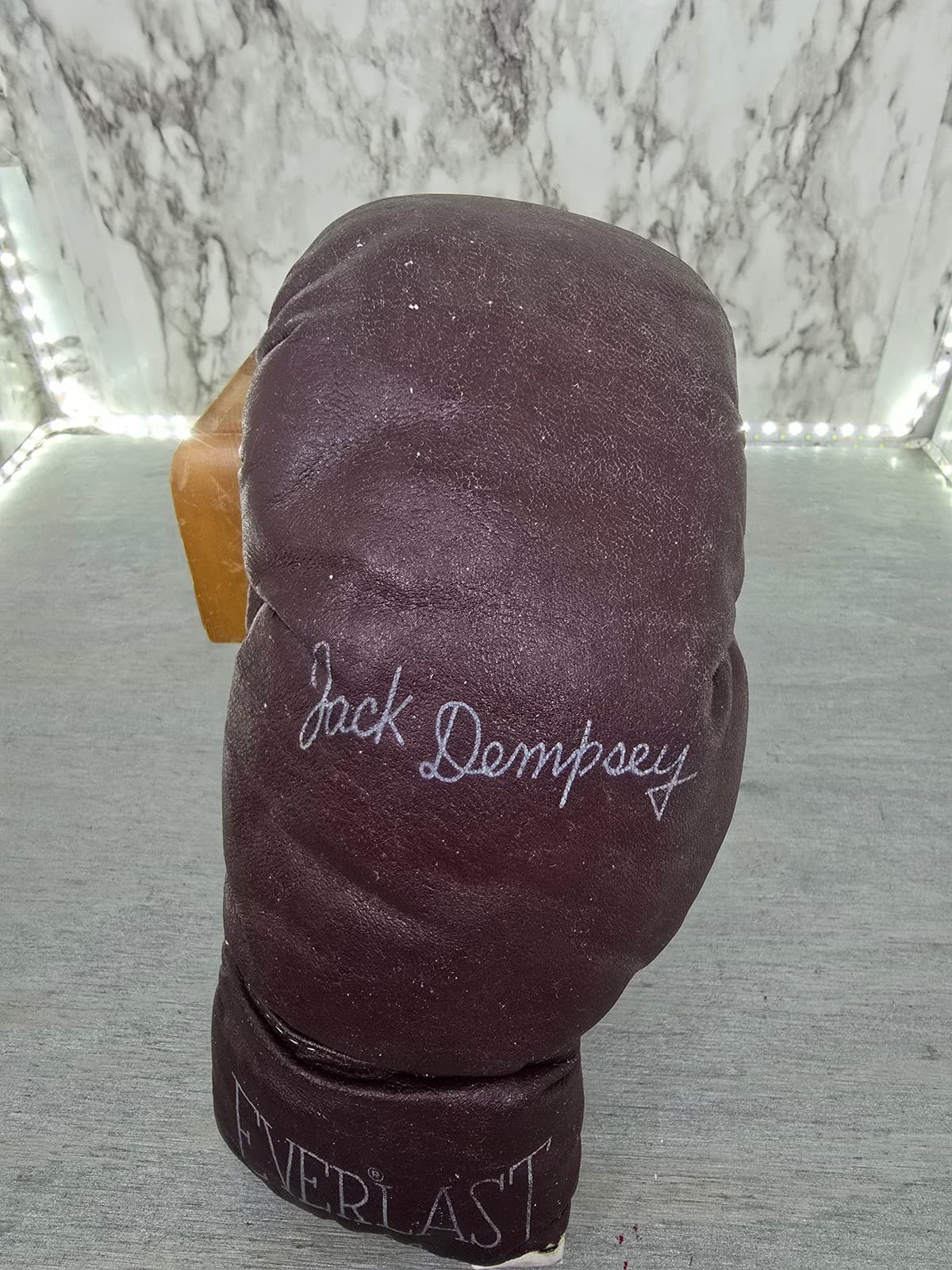 1950's Everlast Childrens Jack Dempsey Leather boxing gloves 5