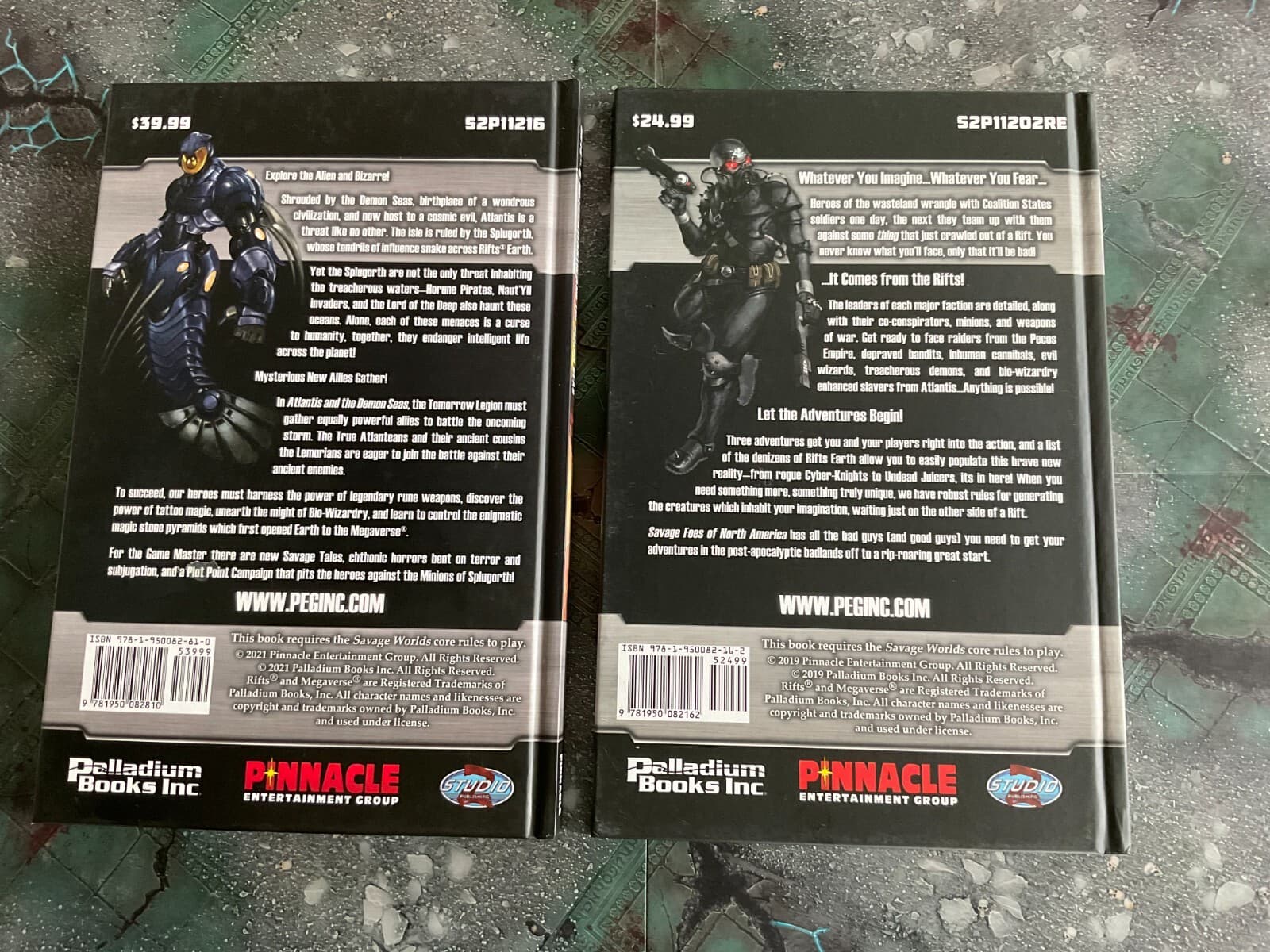RIFTS Savage Worlds rpg ATLANTIS & THE DEMON SEAS Savage Foes Palladium Books HC 2
