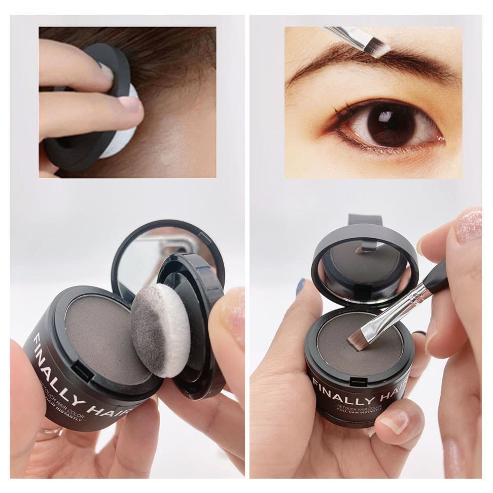 Hairline Powder Hair Fibers Cover Grey Hair Root Concealer Eyebrows Beard 6