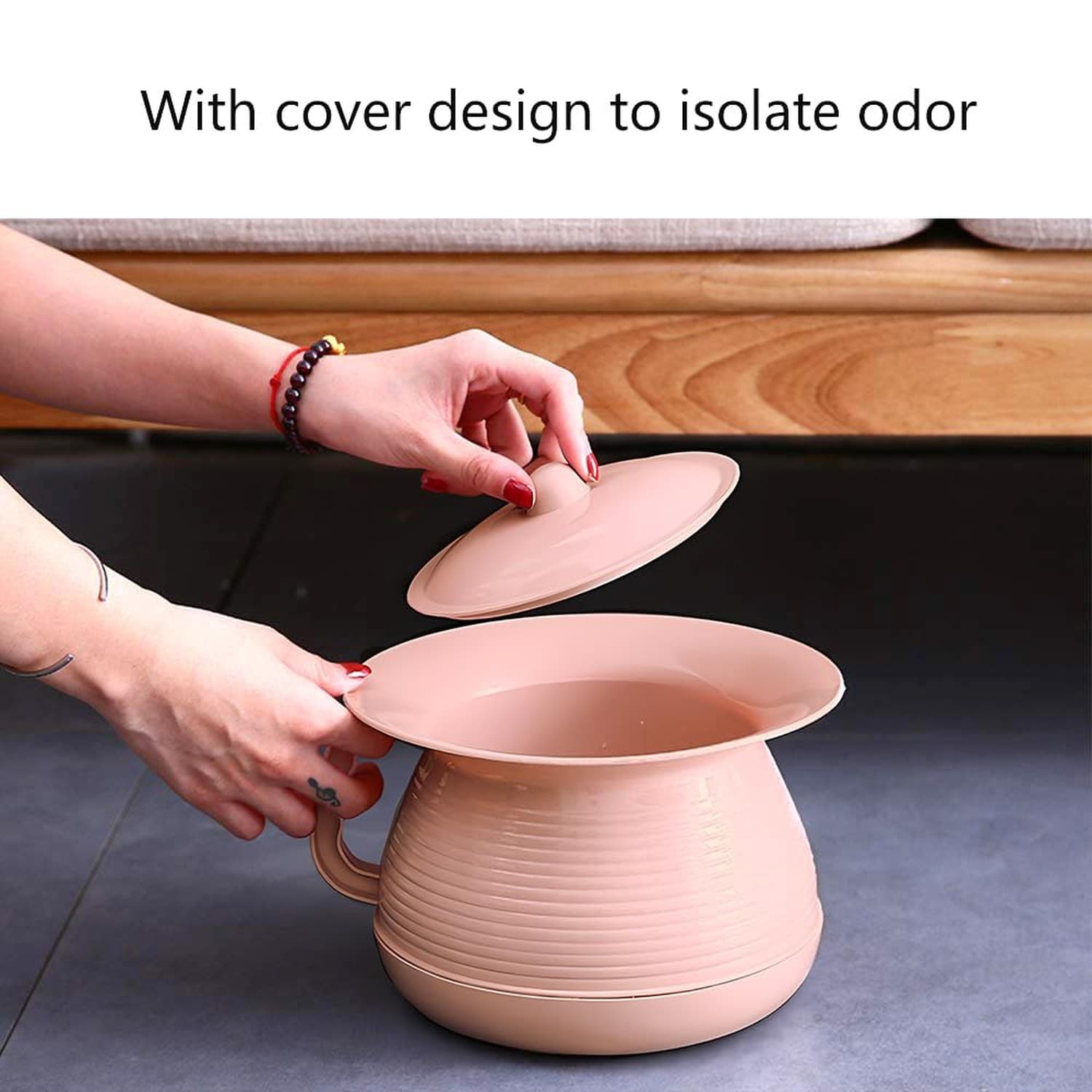 Chamber Pot Bedpan Urinal Bottle Urine Pots Potty Pee Bucket Bedside Urinal w... 4