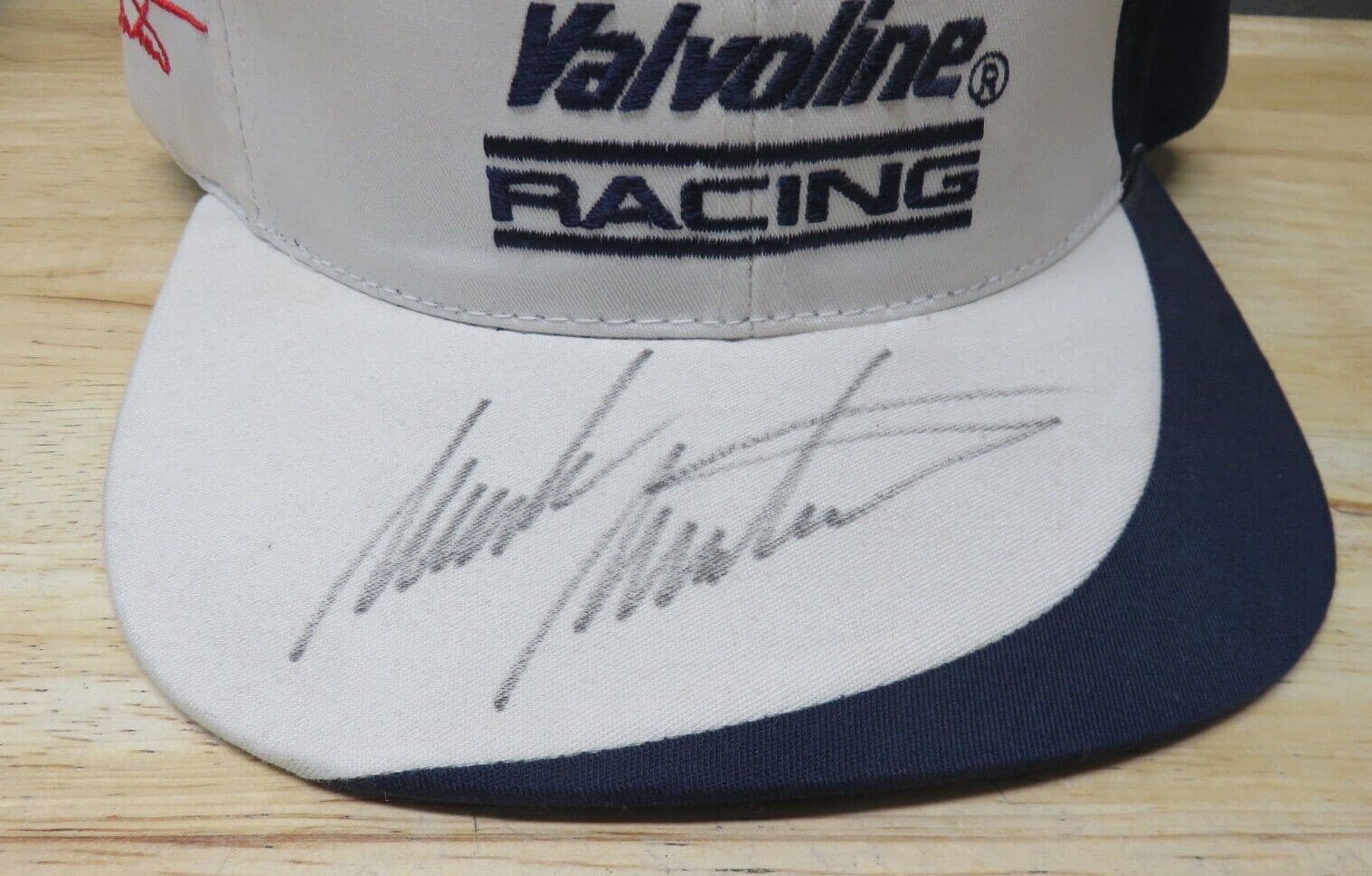 Mark Martin Valvoline Racing Signed Autographed Hat Vintage INKO Snapback #6 3