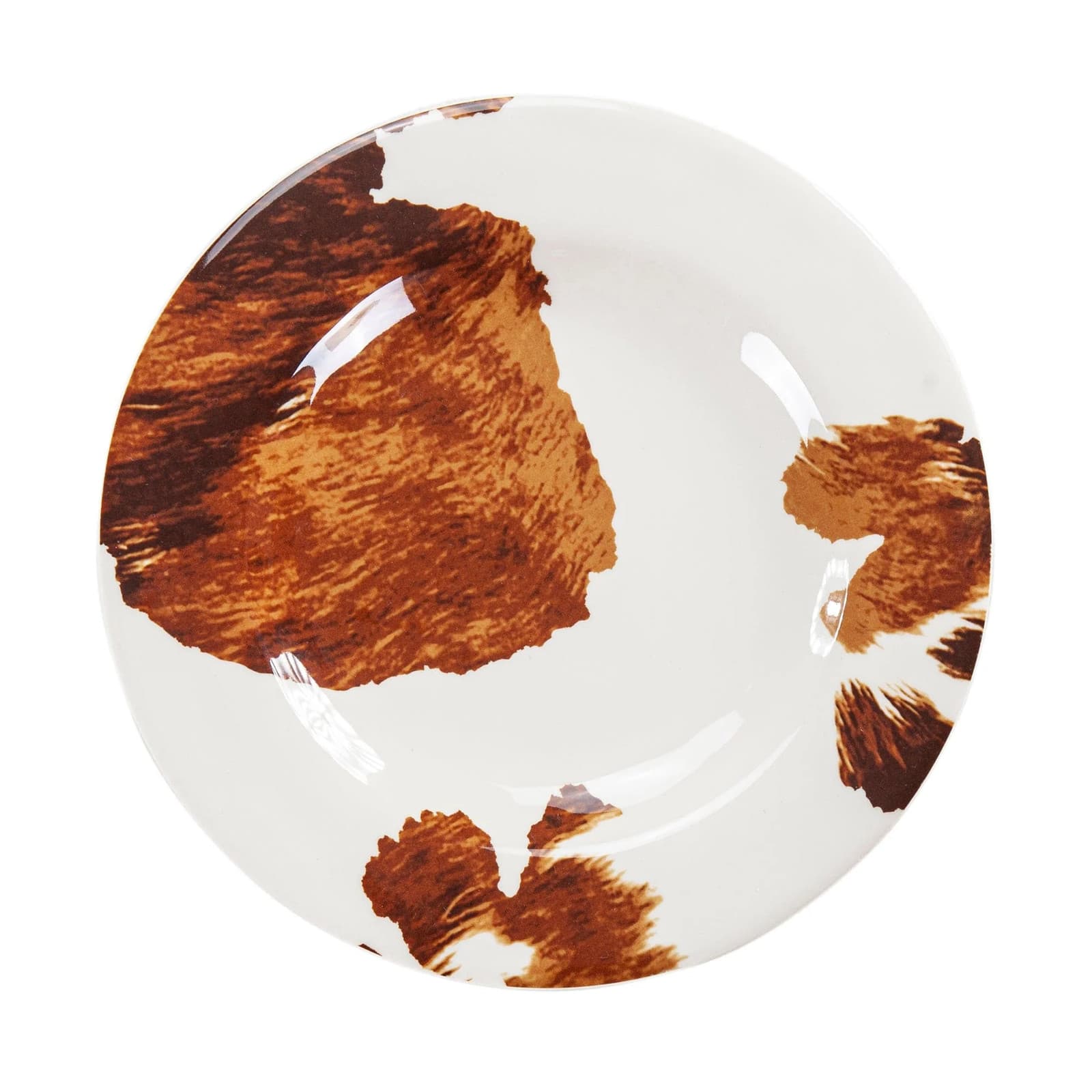 Paseo Road Elsa Cowhide Melamine Dinnerware Set 6