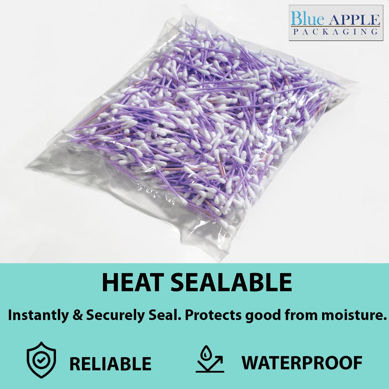 Multiple Sizes Clear Poly Bags 2Mil Flat Open Top Plastic Packaging Packing LDPE 6