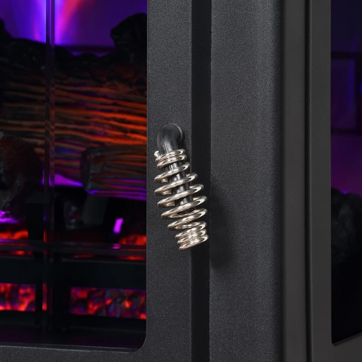 Infrared Electric Fireplace Stove Heater, 5,200 BTU, 26.7"x14.5"x22.6" CSCESH-1 6