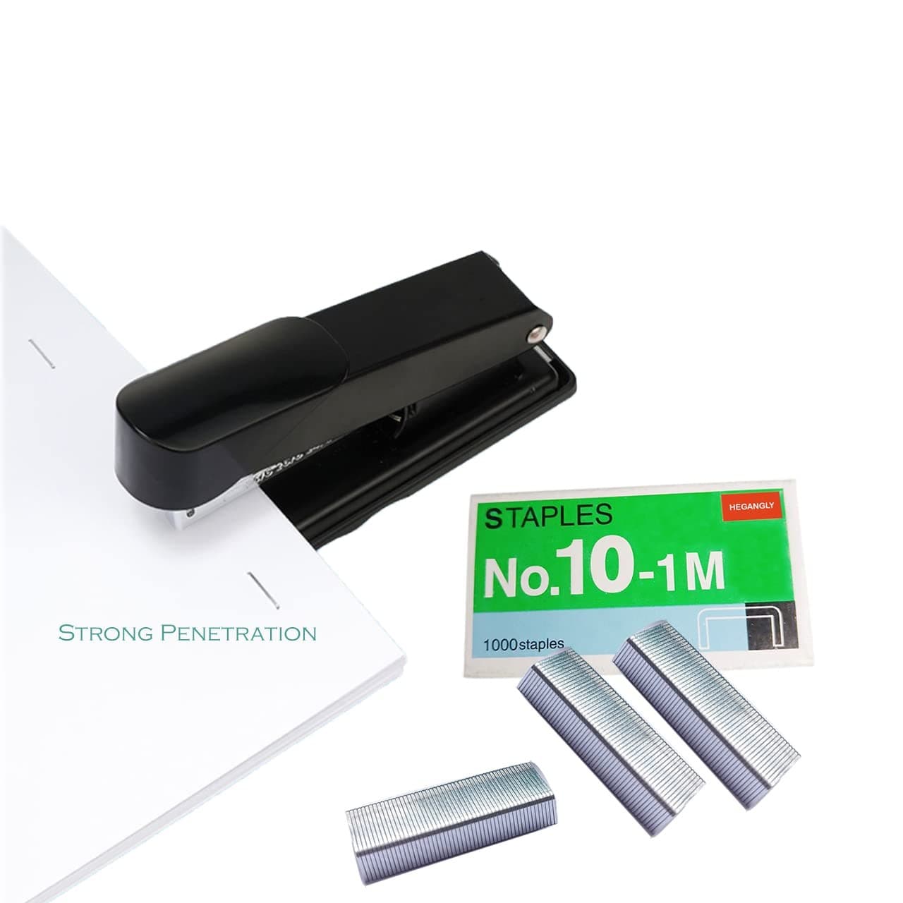 3000pcs No.10 Staples, for Max HD-10D,Swingline Tot Mini Stapler, and Other M... 2