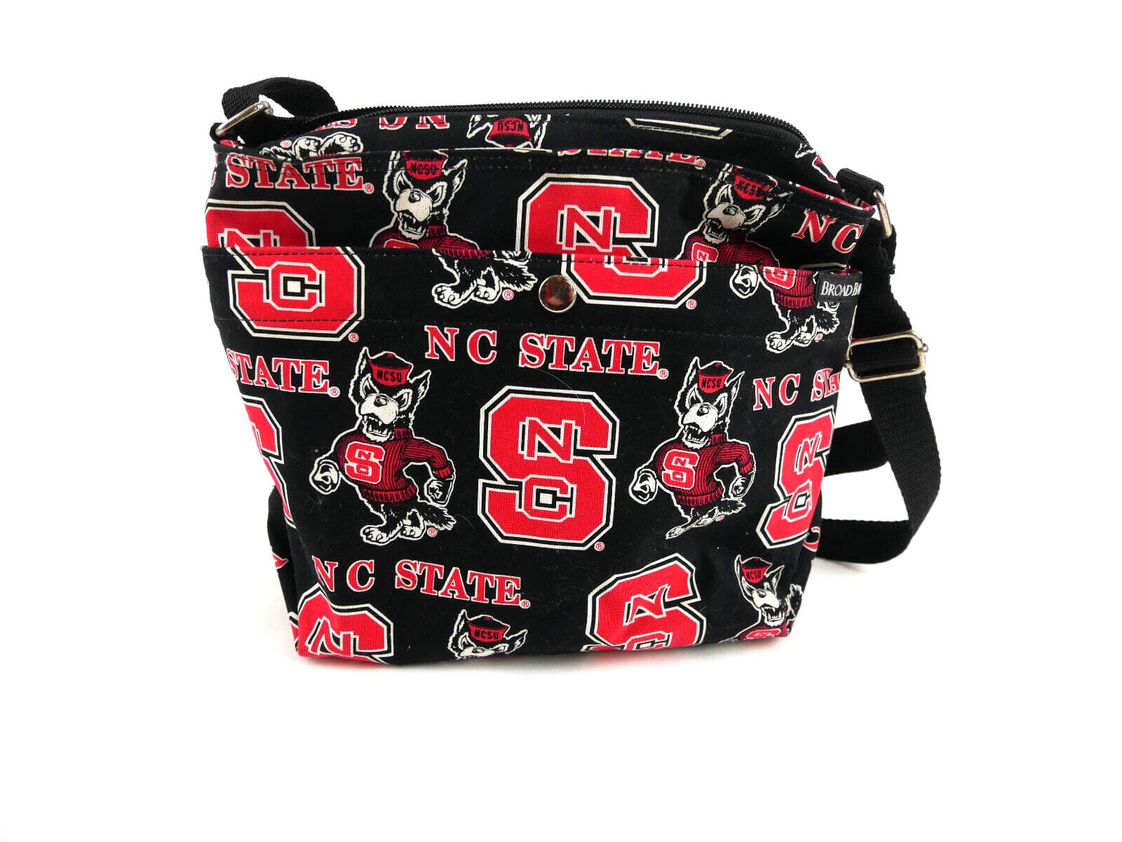 NC State Handbag ShoulderBag Excellent Condition Black Red White 3