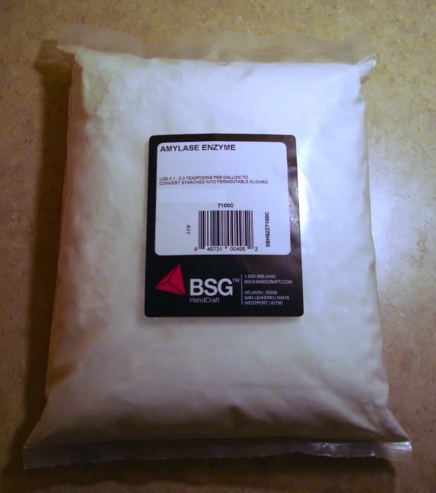 AMYLASE ENZYME 1 LB FOR DISTILLERS MOONSHINERS AND HOME BREWING LIGHT BEERS 6
