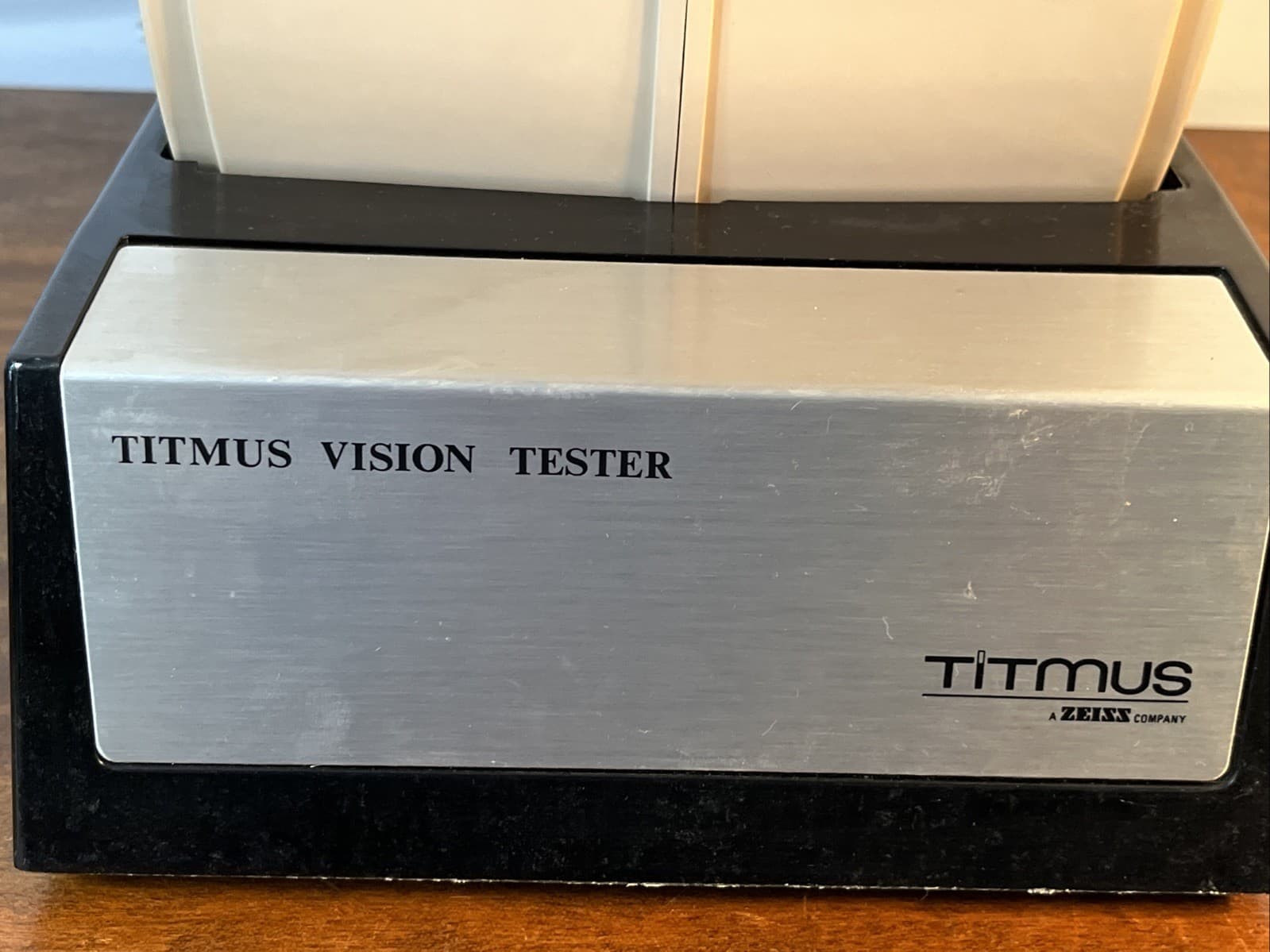 Titmus Optical Vision Tester OV-7M With Cover Slides Cards Manual Working 6