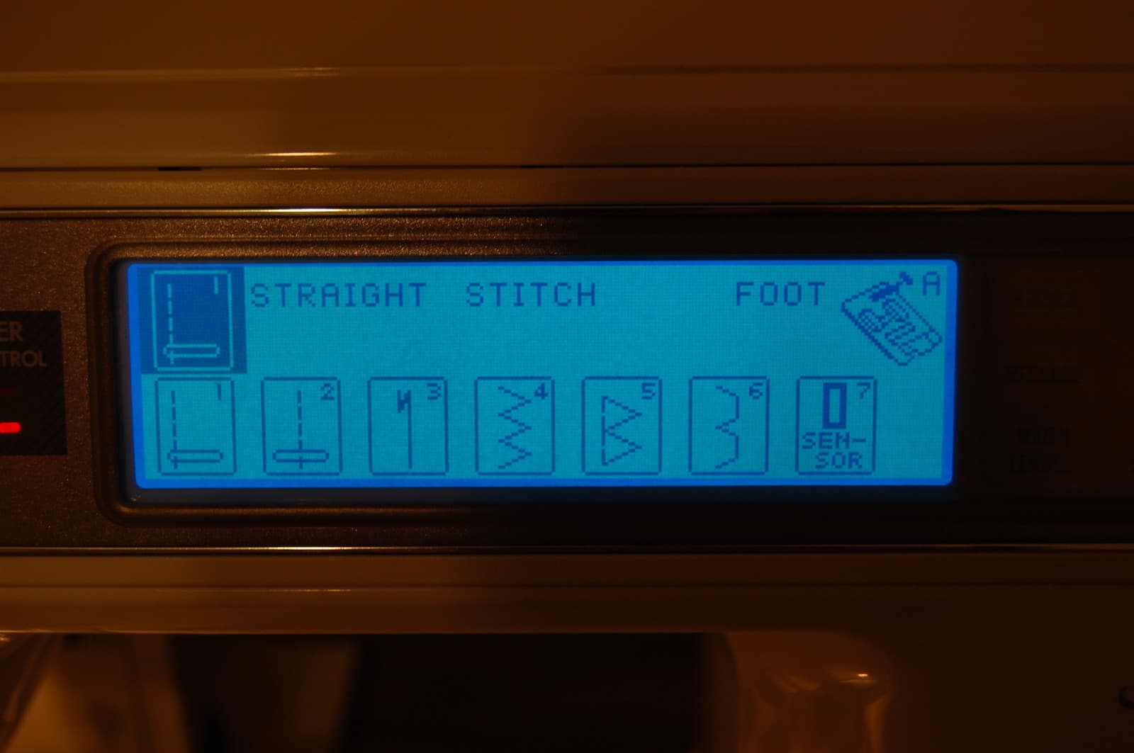 Janome (or New Home) Memory Craft 8000 Replacement Back Light Kit 4