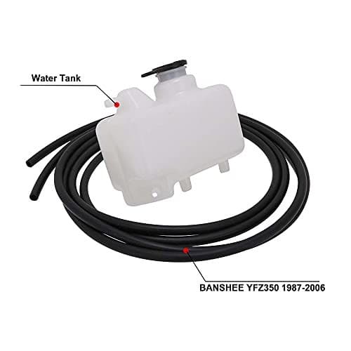 ATV Coolant Reservoir Tank with Radiator Hose for Banshee YFZ 350 1987-2006,  5