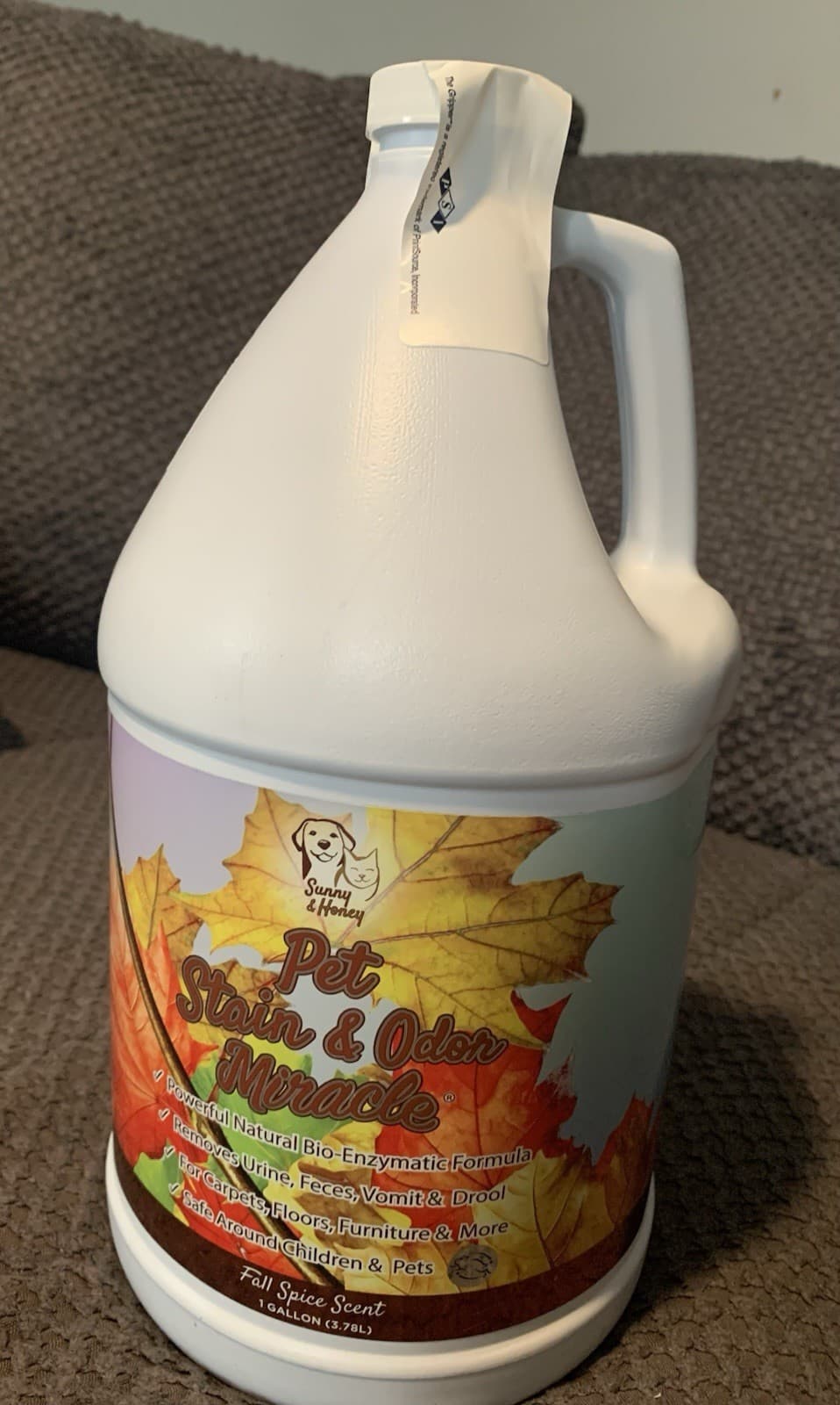 Sunny & Honey Pet Stain & Odor Miracle 1 Gallon Fall Spice Rare Scent $54 Retail