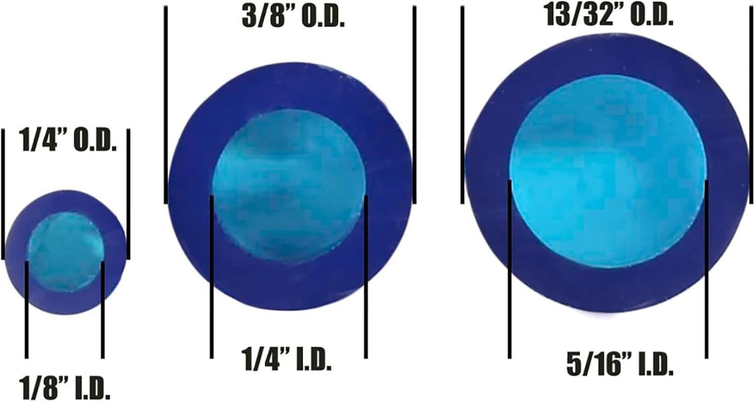 Raider 716B-5 Polyurethane Fuel Gas Line Tubing Hose Roll Blue (5 Ft. x 3/16 In. 3