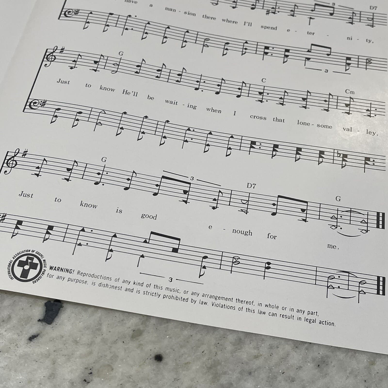 Just To Know Vintage Sheet Music William Carter 1968 Shaped Notes Beasley 1972 3