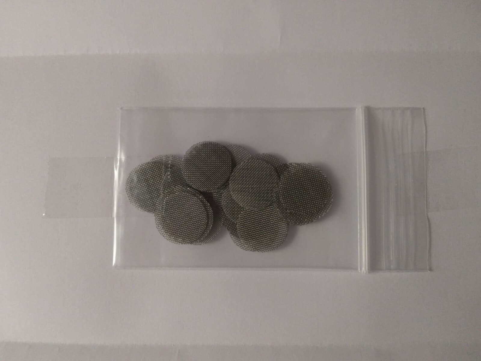 25 pieces metal pipe screens stainless steel 5/8 inches 15.7mm .625 heavy duty 2