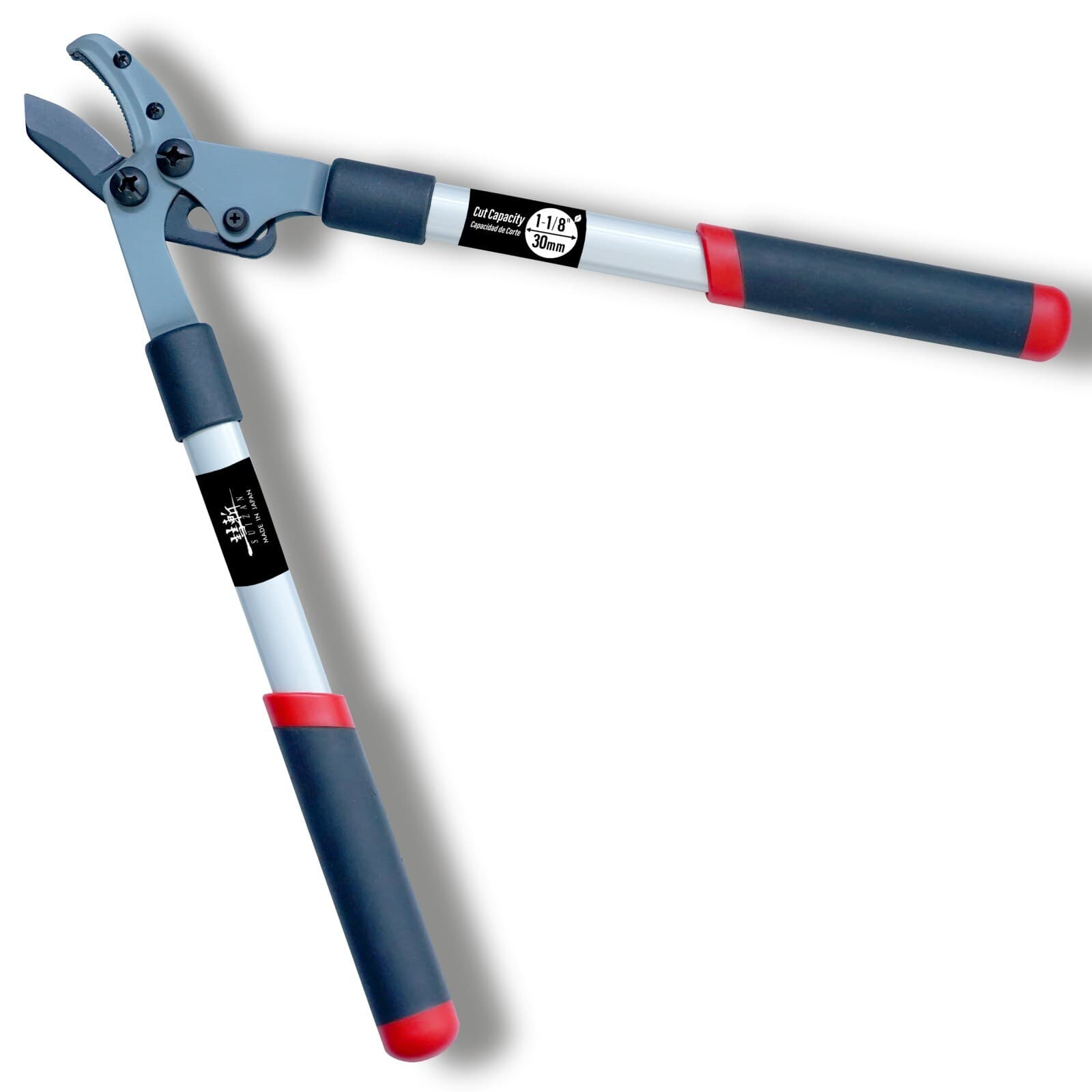 SUIZAN Japanese Anvil Hand Lopper 18" Lightweight Compact Tree Trimmer Gardening 2