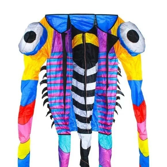 Giant 189" Trilobite Airfoil Nylon 3D Kite For Adults +Bag + Winder + 100lb line 3