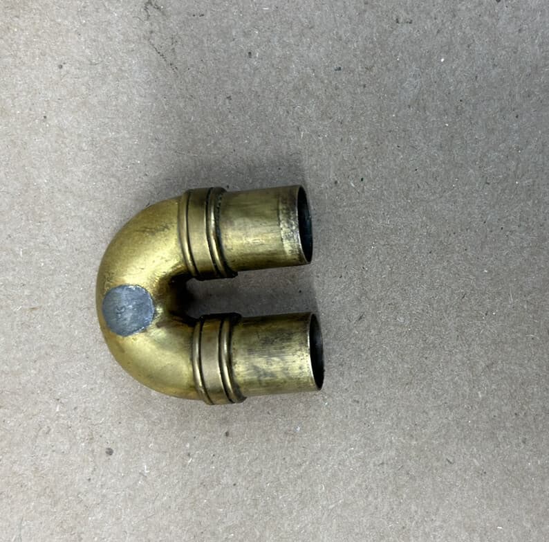 Early Geo C Diver Gold Star Cornet 2nd Slide