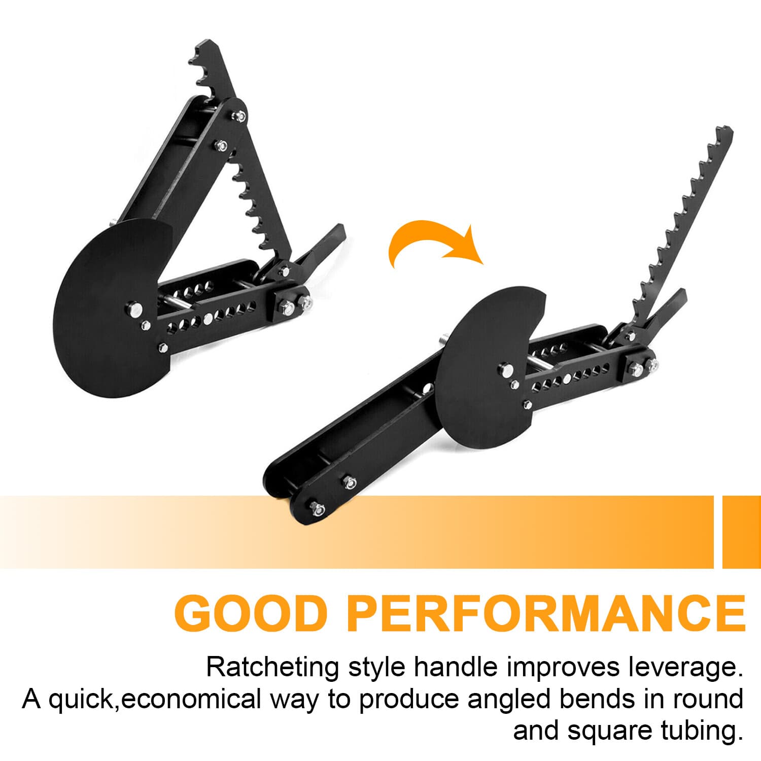 Steel Black Oxide Coating Manual Pipe and Tube Bender Ratcheting style 5