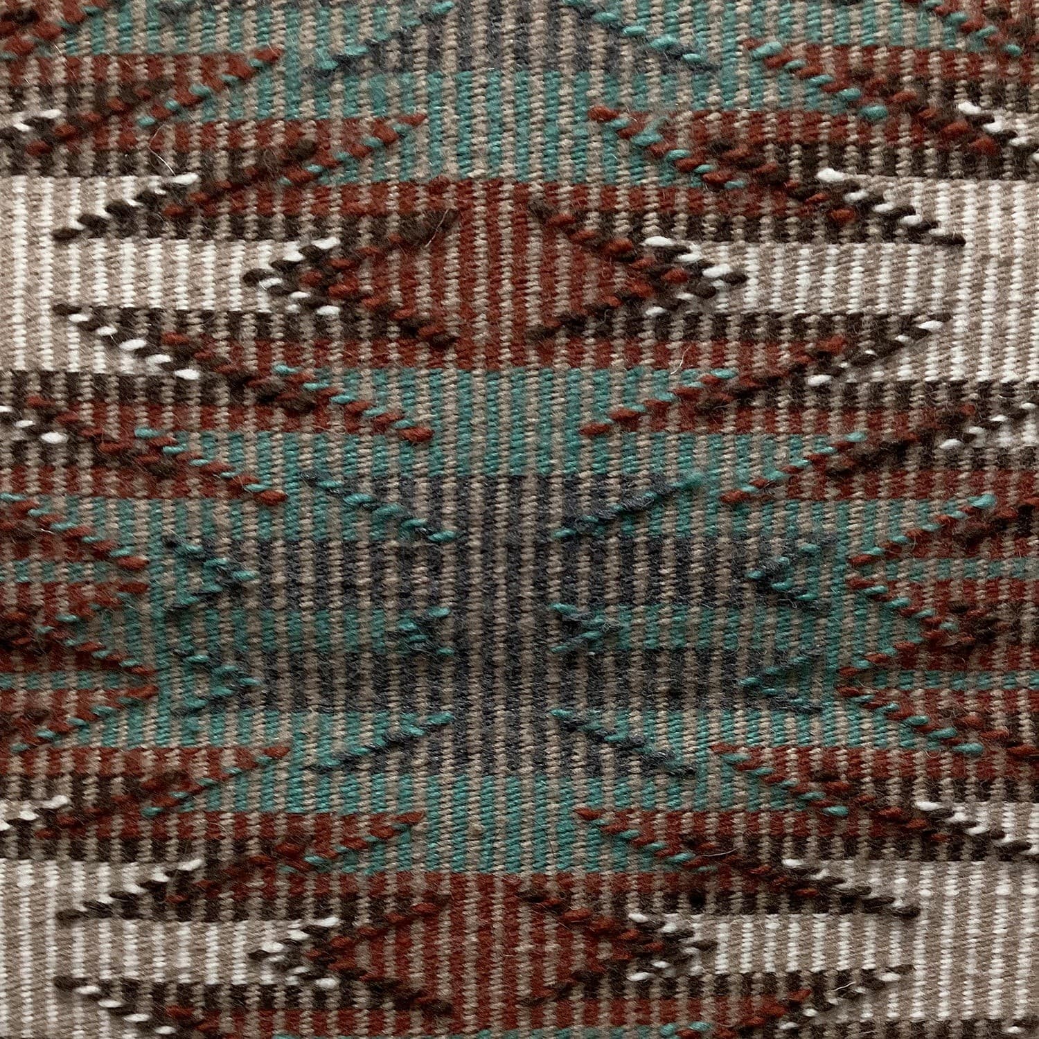 Evelyn Yazzie, Rug, New Lands Raised Outline, Navajo, 22.5" x 35" 2