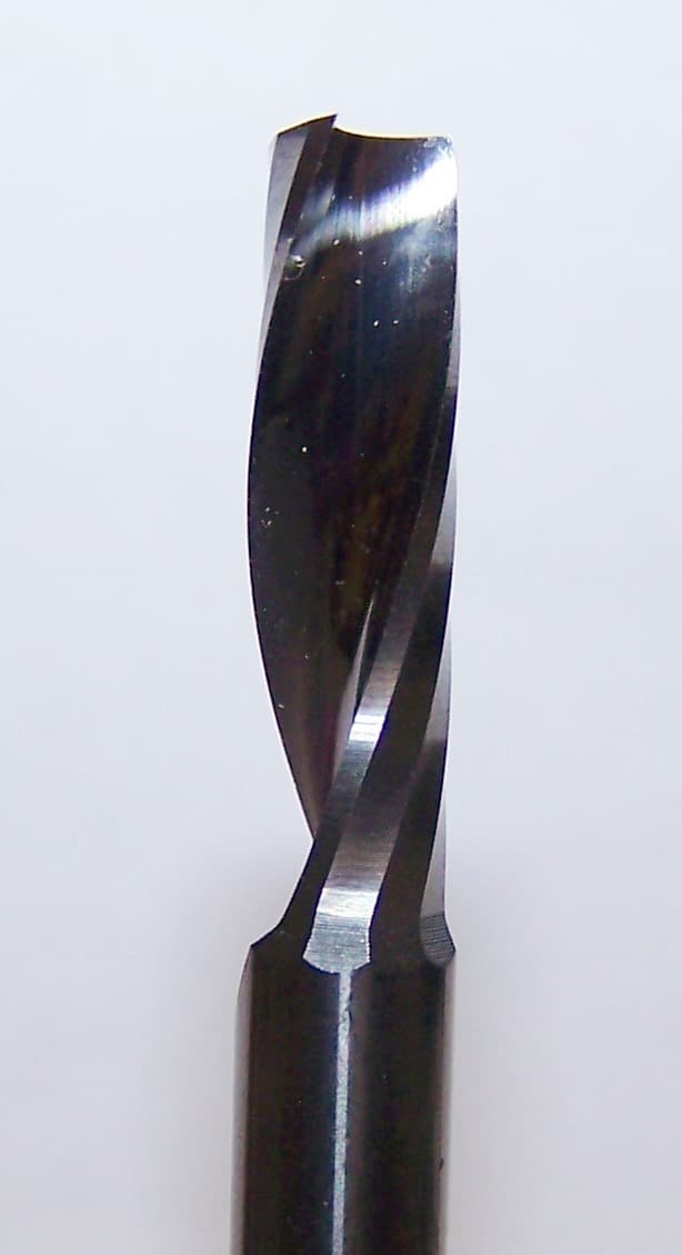 3/16" (.1875") CARBIDE SINGLE O FLUTE END MILL ROUTER HARD PLASTIC ONSRUD 63-719 5