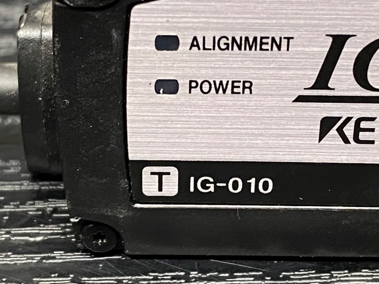 Pair Keyence IG-010 IG IG-010R Intelligent-G Transmitter / Receiver Laser Sensor 3