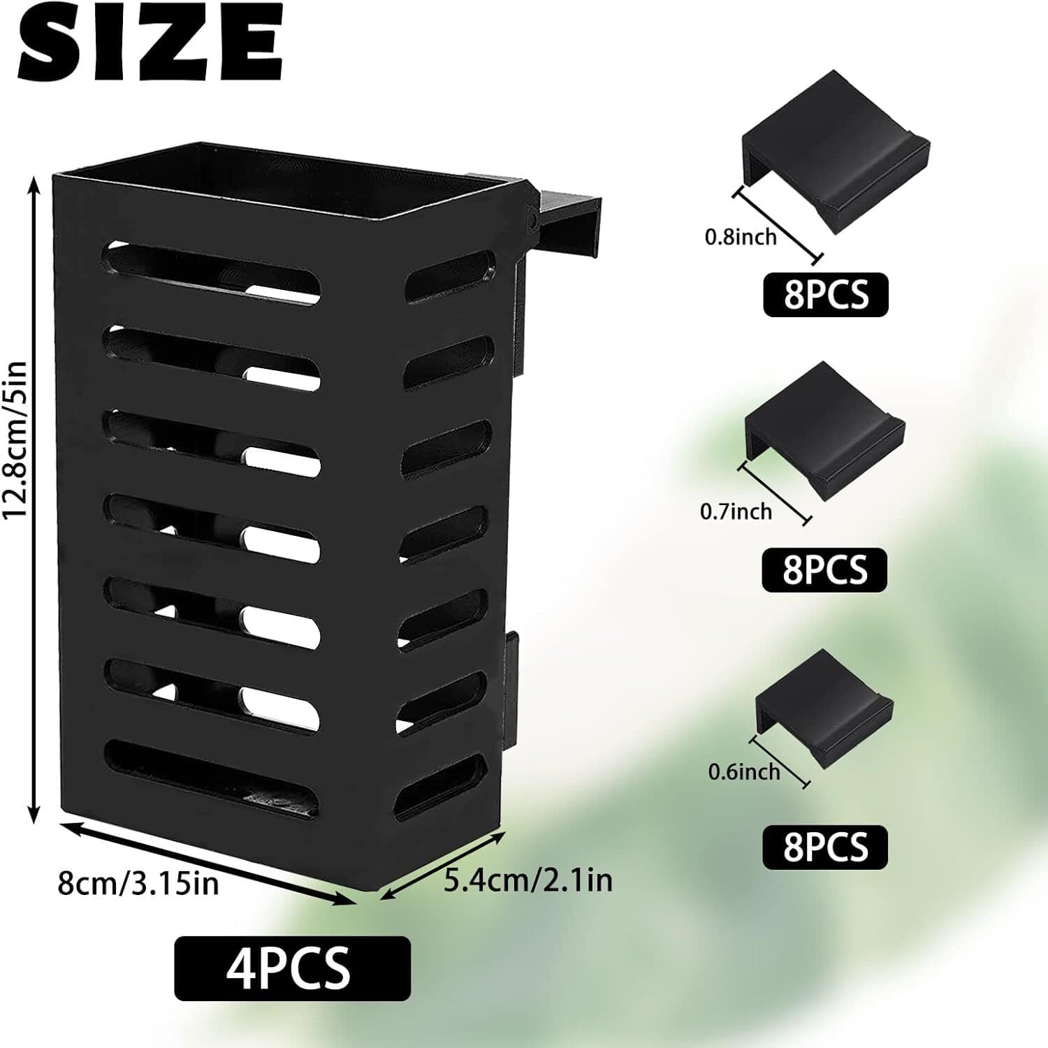 4 Pack Aquarium Plant Holder-Hanging Aquarium Planter Holder, Aquatic Plant Cup, 2