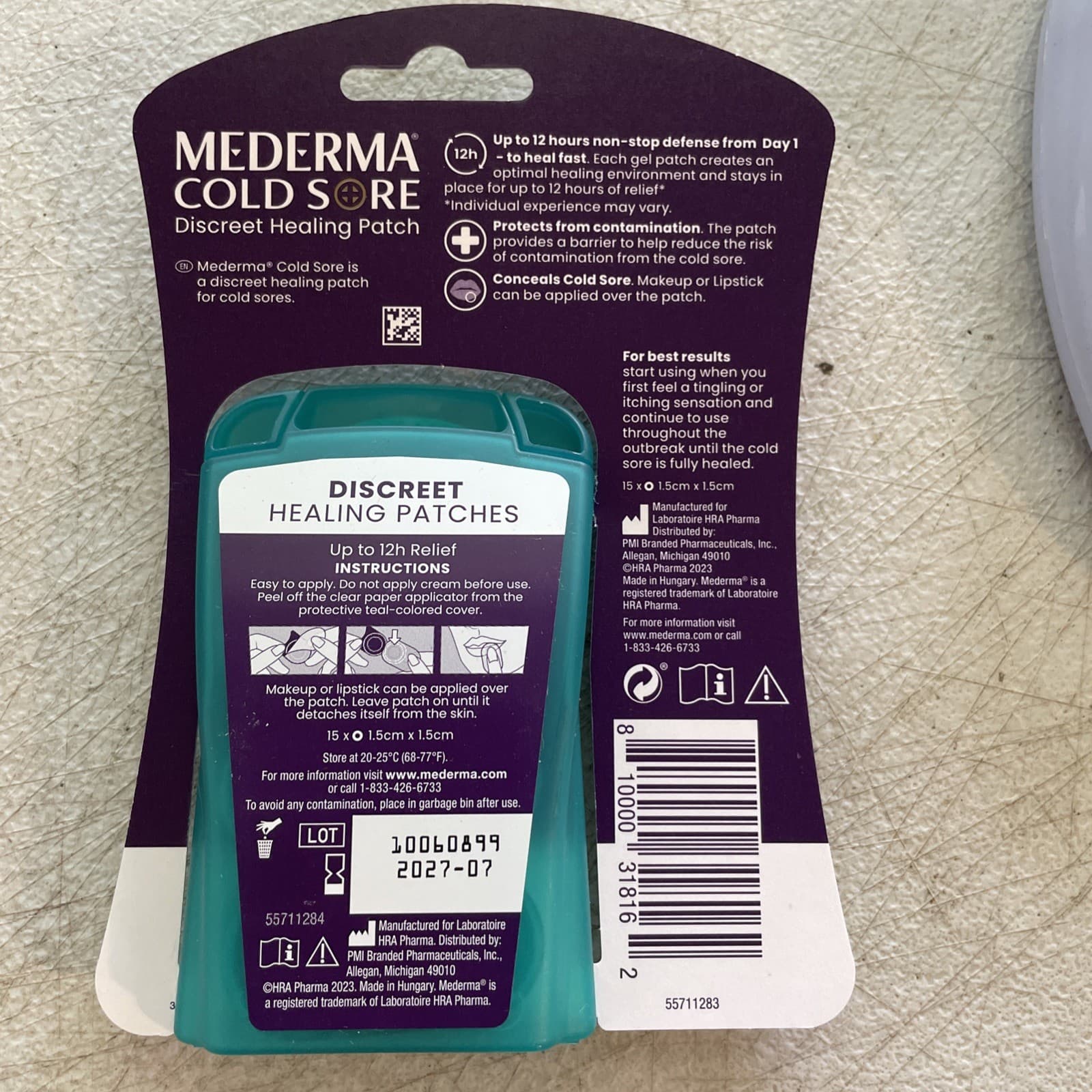 FOUR 15ct Mederma Cold Sore Discreet Healing Patch BRAND NEW SEALED Exp 7/2027 2