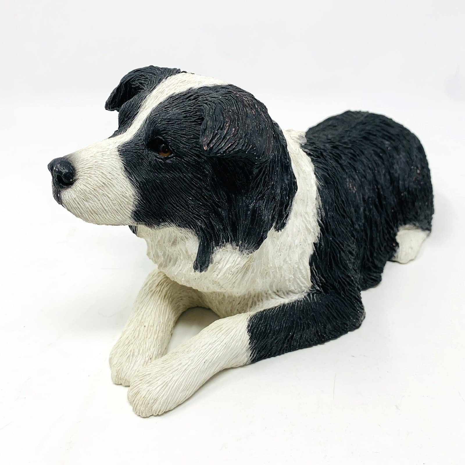 Sandicast 389 Border Collie Dog Figure Figurine Statue 10” 1992 Large USA 3