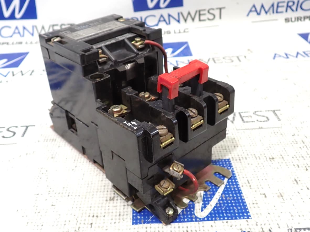 Square D Size 1 8536SCG3 Starter 3P 600V Contactor 480 Volt Coil - Tested ST320 2