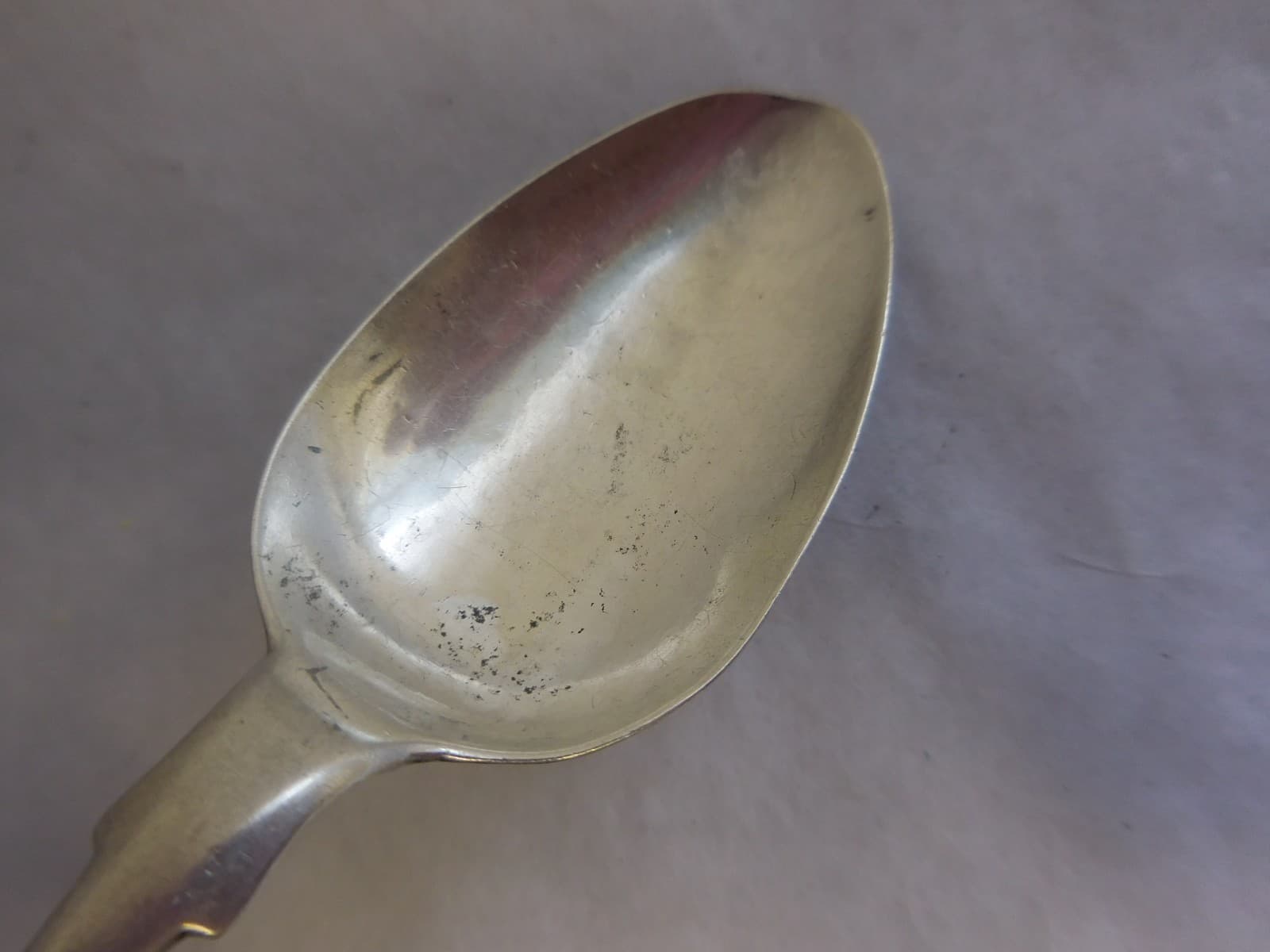 JAMES I LANGFORD HALIFAX NOVA SCOTIA CANADA COIN SILVER TEASPOON C 1830-40 3